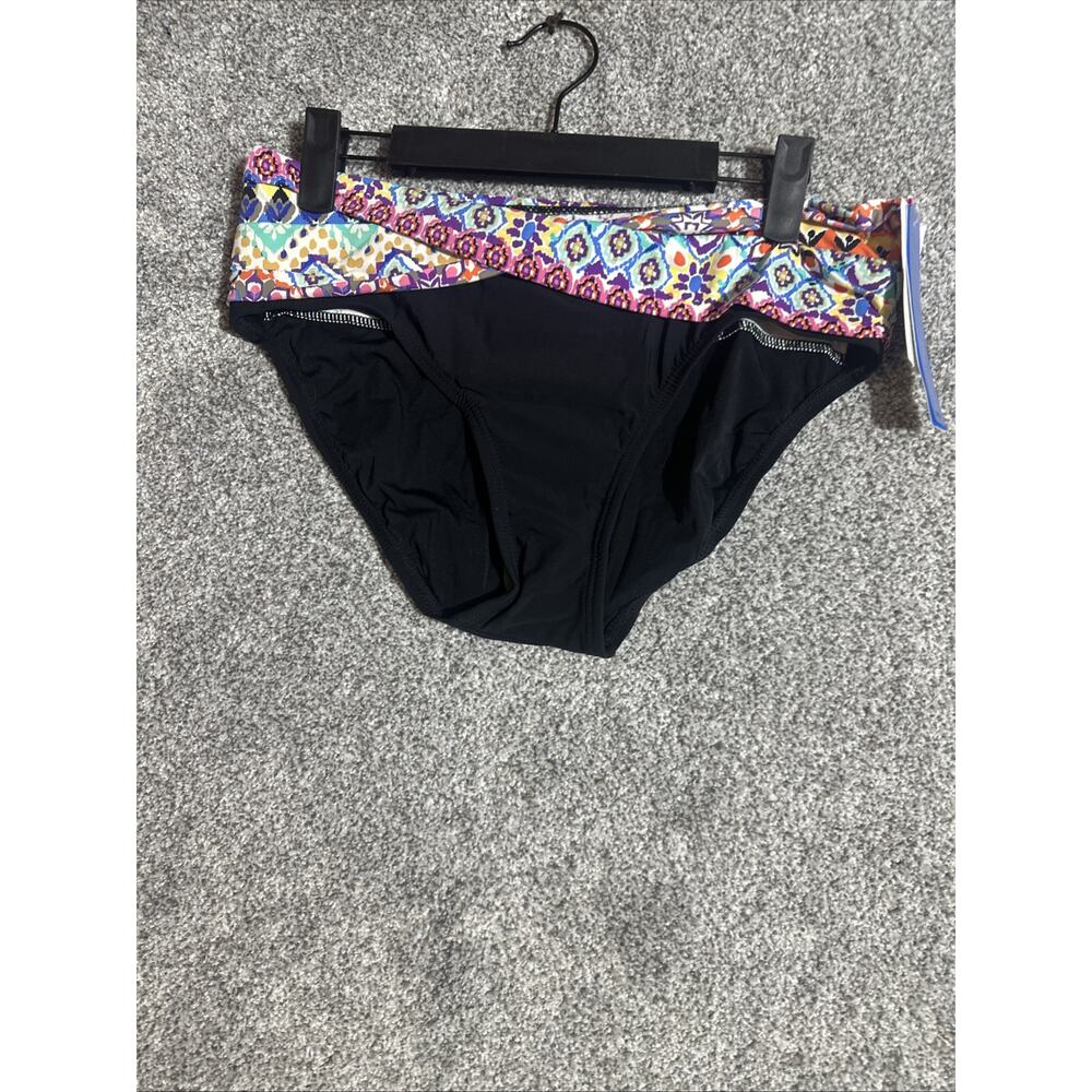 Retro 90s Y2K Bikini Swim Bottom Sz 10 Tribal Aztec Goho Resort Festival Beach